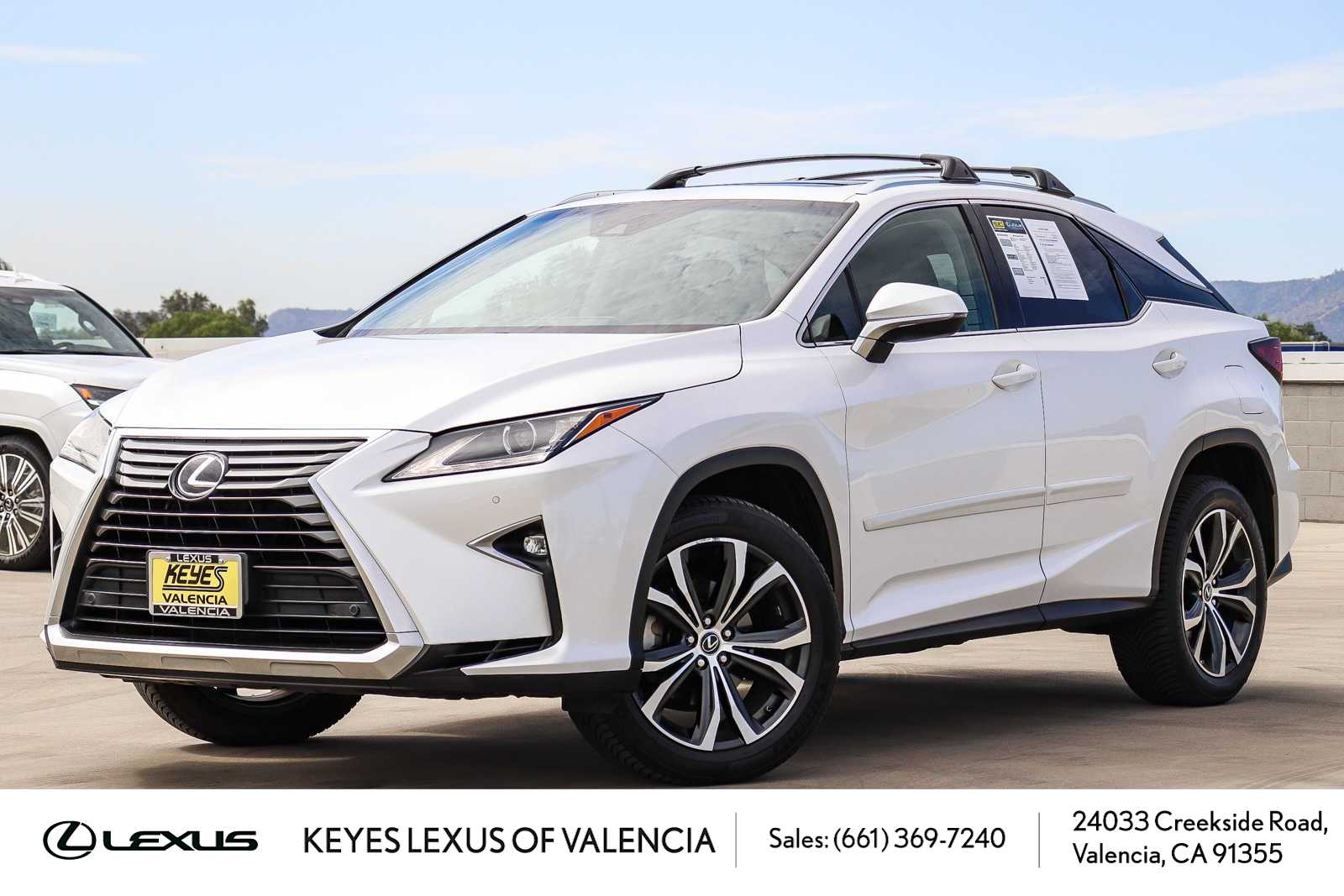 Eminent White Pearl 2019 Lexus RX SUV / Crossover Front-Wheel Drive 8-Speed Automatic