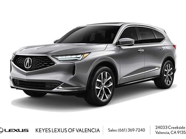 Lunar Silver Metallic 2023 Acura MDX FWD with Technology Package SUV / Crossover Front-Wheel Drive Automatic