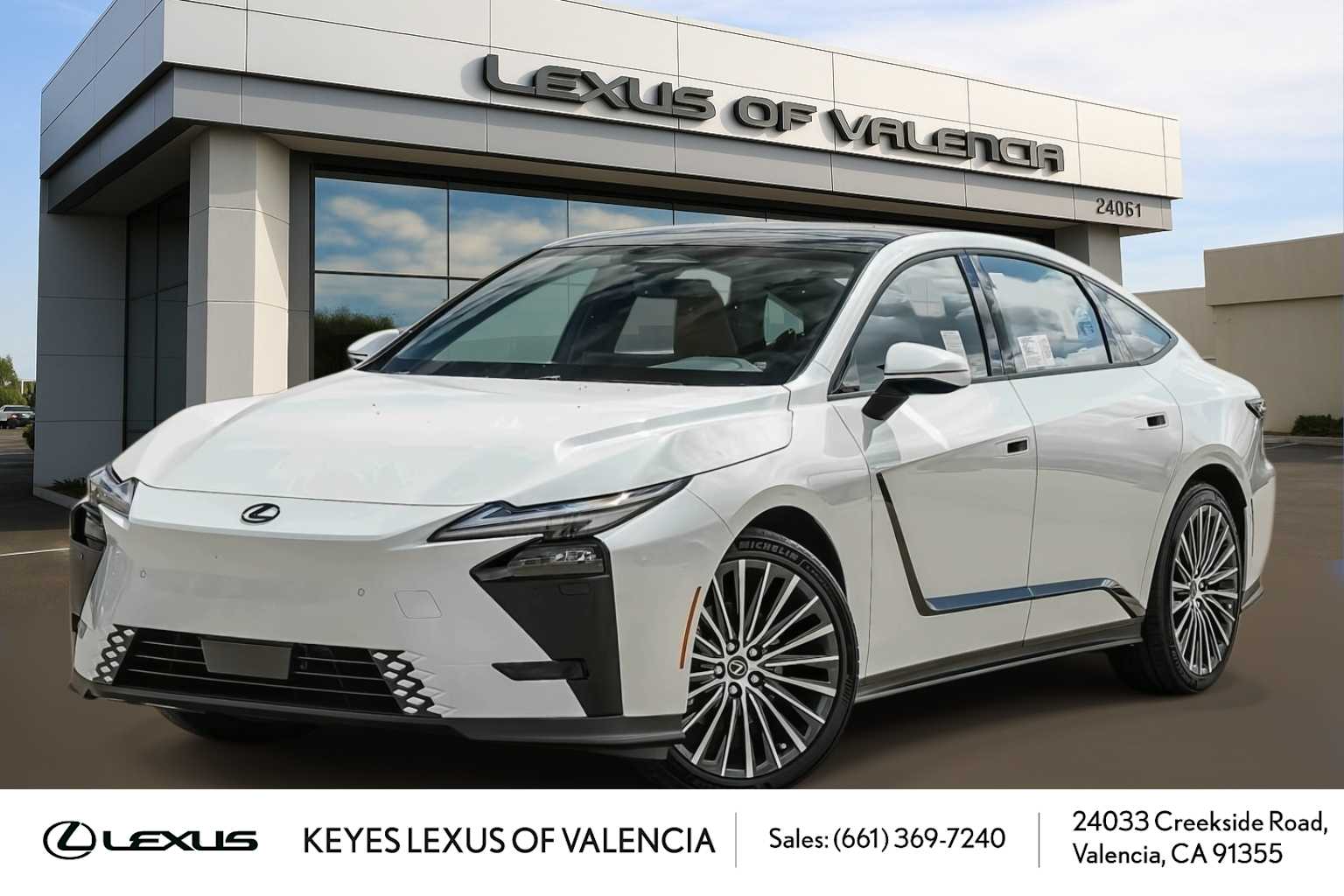 Ultra White 2026 Lexus ES 350e Premium FWD Sedan Front-Wheel Drive Continuously Variable Transmission