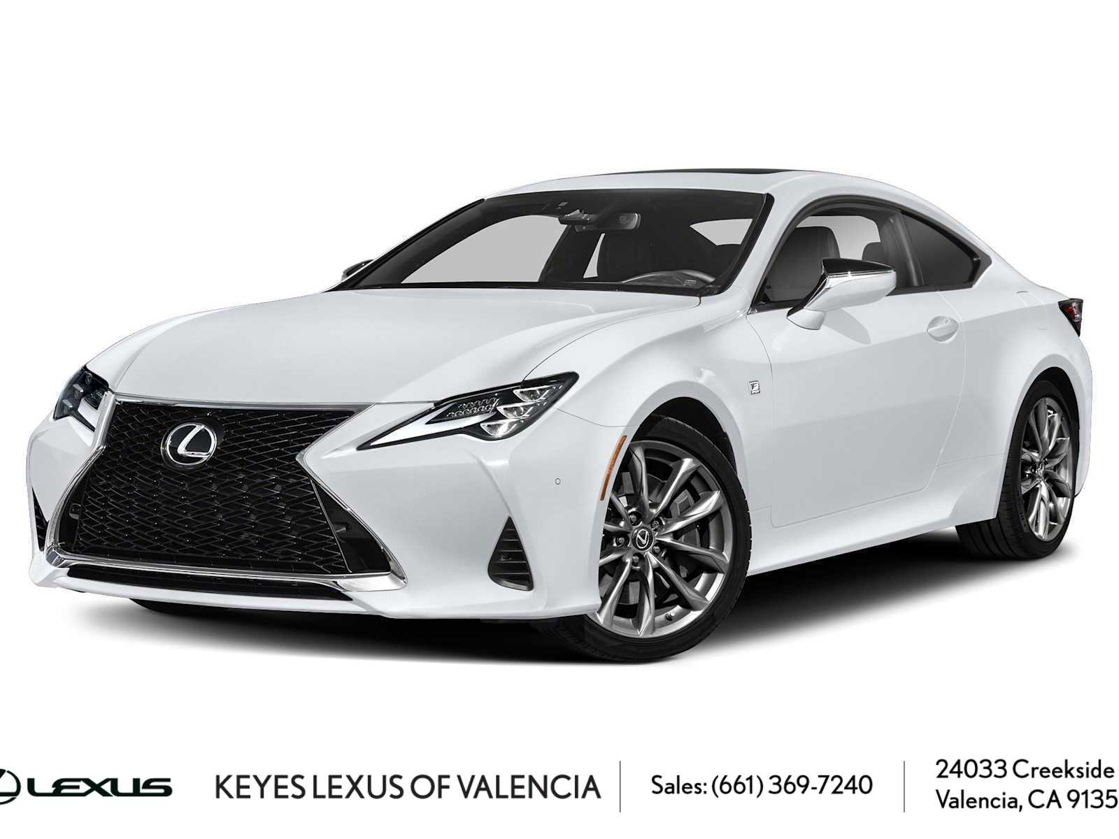 Ultra White 2019 Lexus RC 350 F Sport RWD Coupe Rear-Wheel Drive 8-Speed Automatic