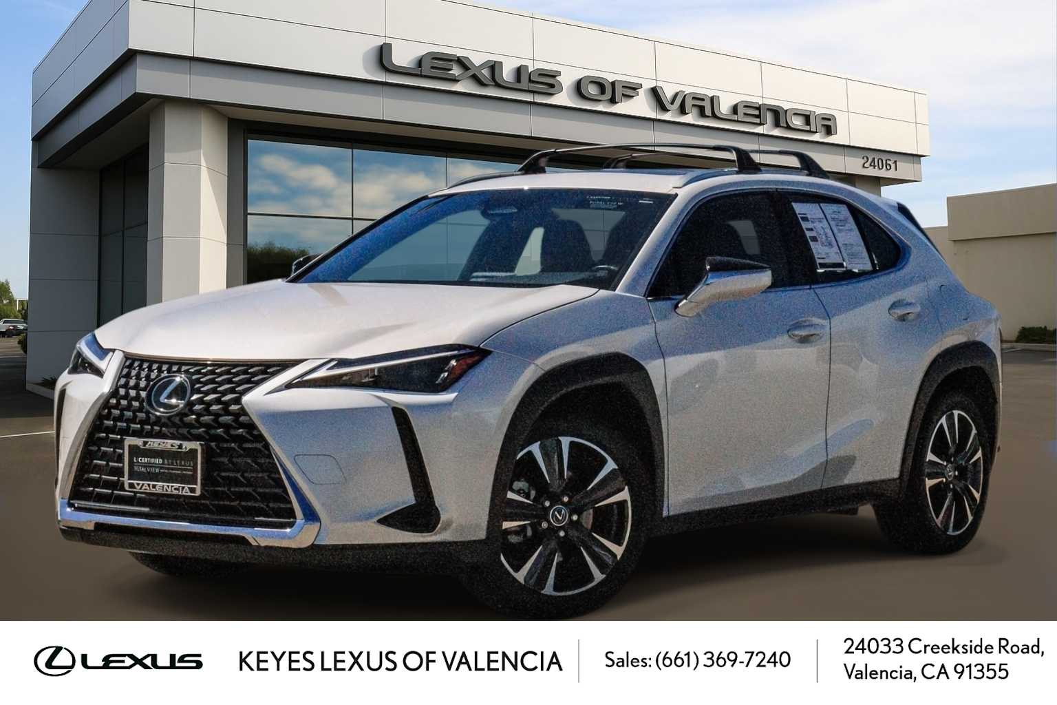 Eminent White Pearl 2025 Lexus UX Hybrid SUV / Crossover Front-Wheel Drive Continuously Variable Transmission