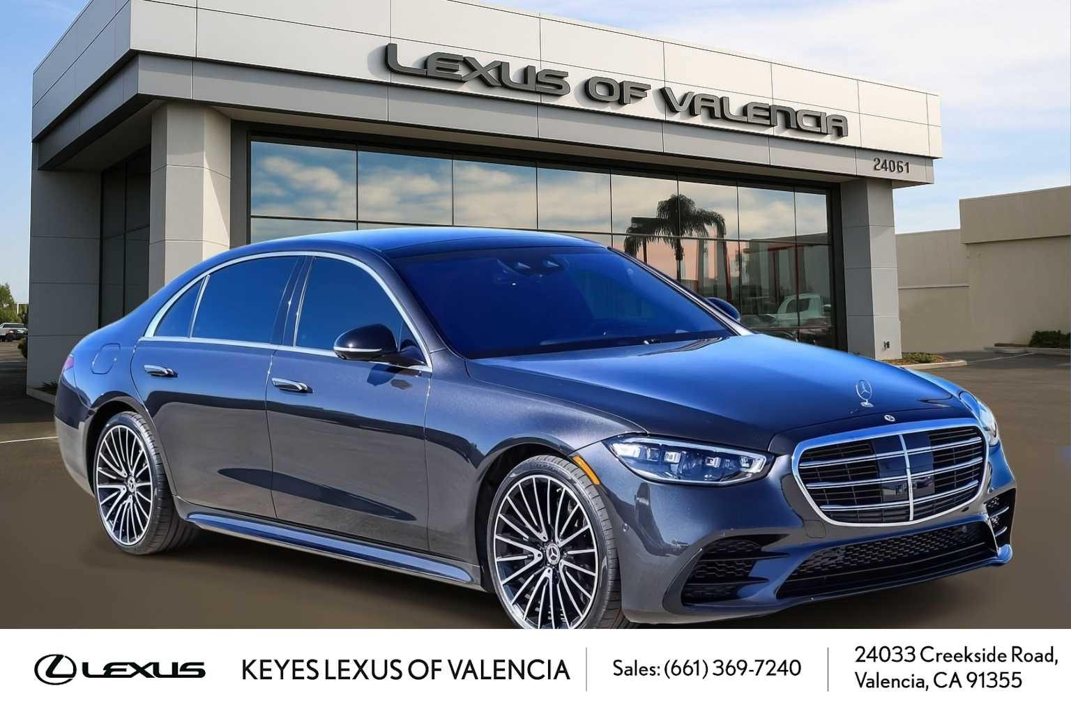 Gray (Graphite Grey) 2022 Mercedes-Benz S-Class Sedan All-Wheel Drive 9-Speed Automatic