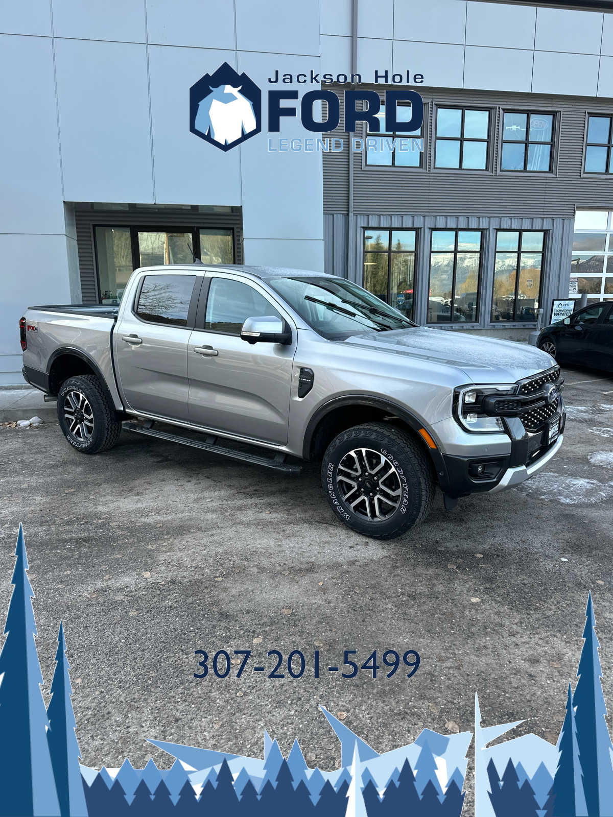 2024 Ford Ranger LARIAT 4WD SuperCrew 5 Box 2