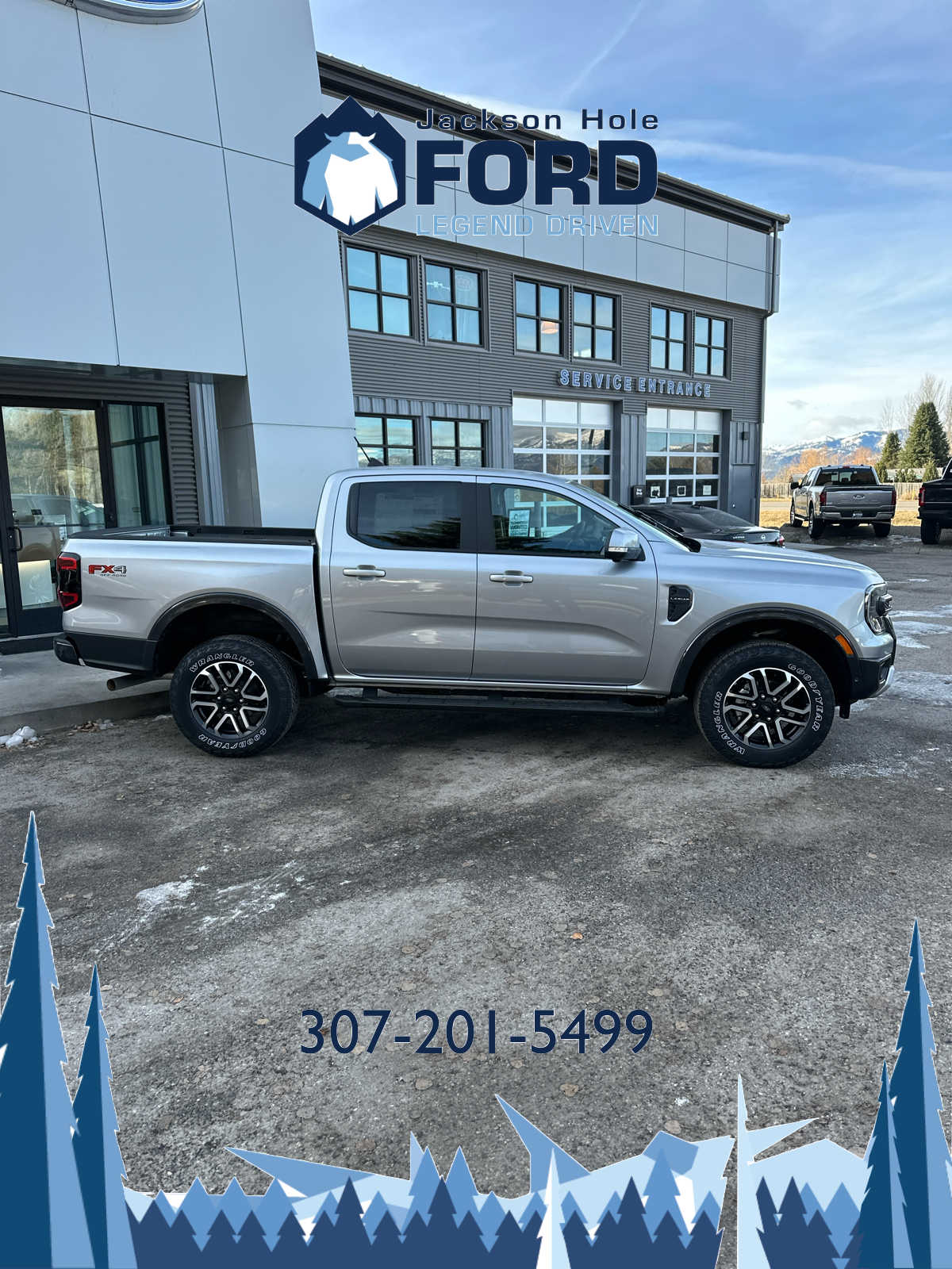 2024 Ford Ranger LARIAT 4WD SuperCrew 5 Box 3