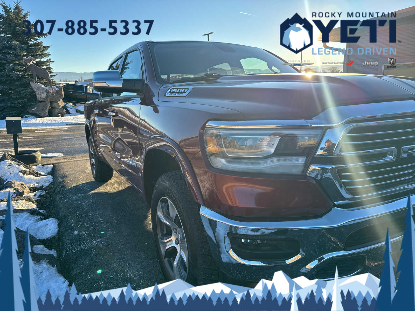 2019 Ram 1500 Laramie 4x4 Crew Cab 57 Box 2