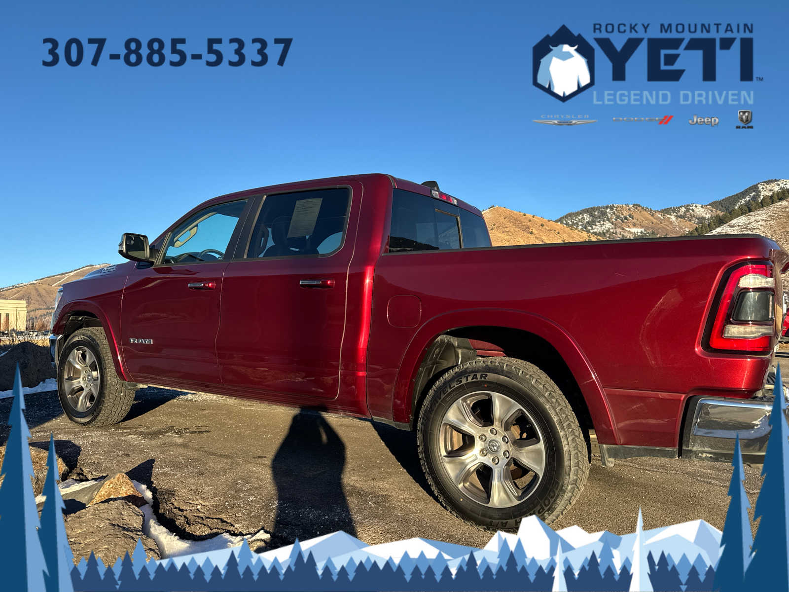 2019 Ram 1500 Laramie 4x4 Crew Cab 57 Box 6