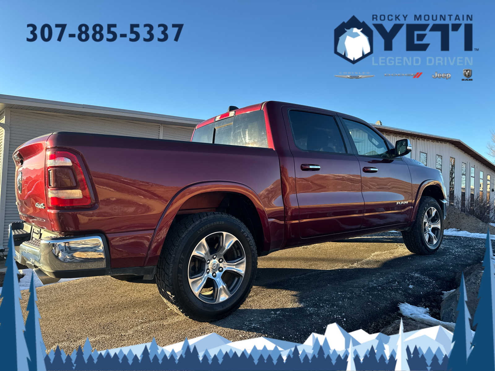 2019 Ram 1500 Laramie 4x4 Crew Cab 57 Box 8