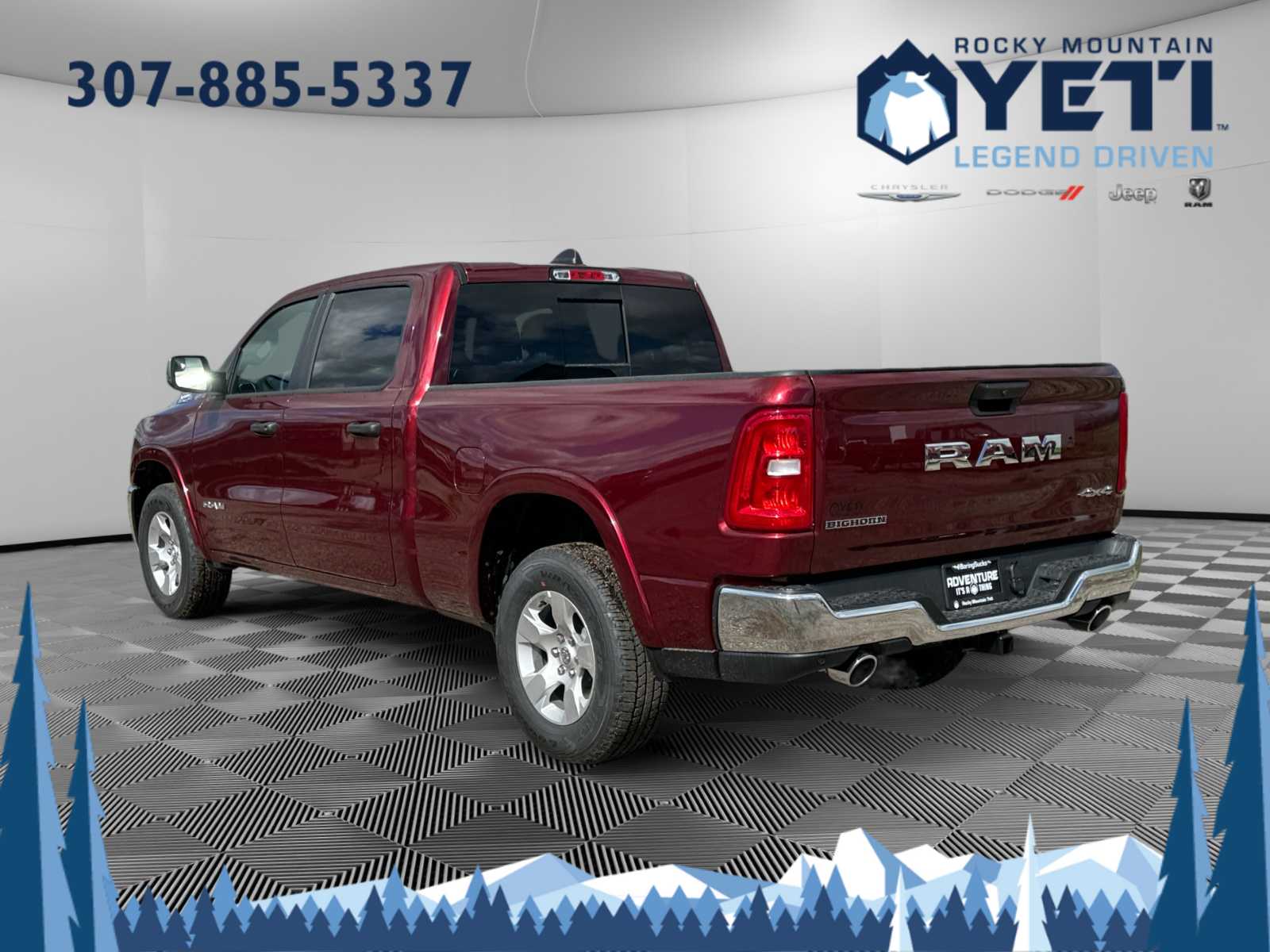 2025 Ram 1500 Big Horn 4x4 Crew Cab 64 Box 3