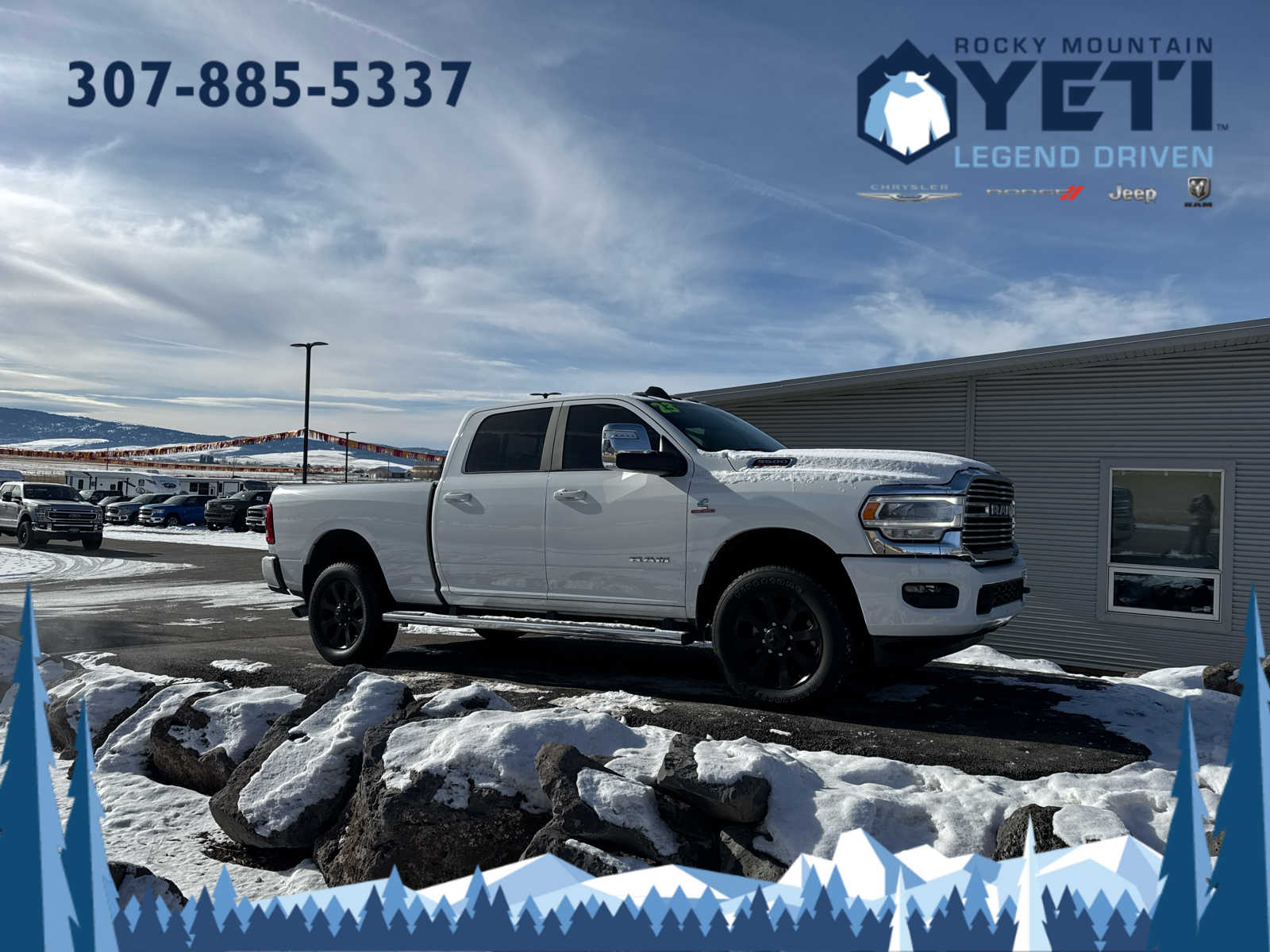 2023 Ram 3500 Laramie 4x4 Crew Cab 64 Box 2