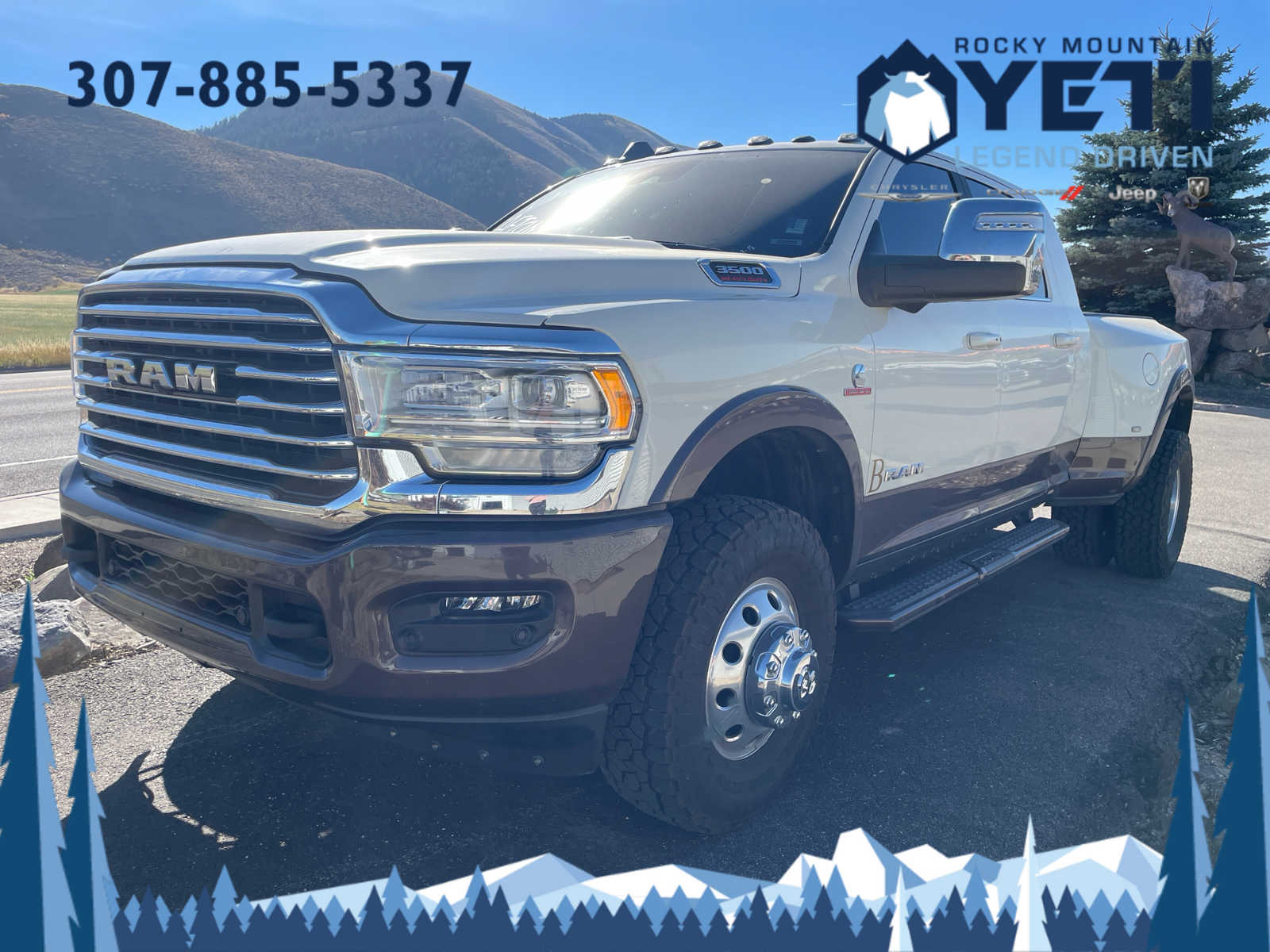 2023 Ram 3500 Longhorn 4x4 Mega Cab 64 Box 4