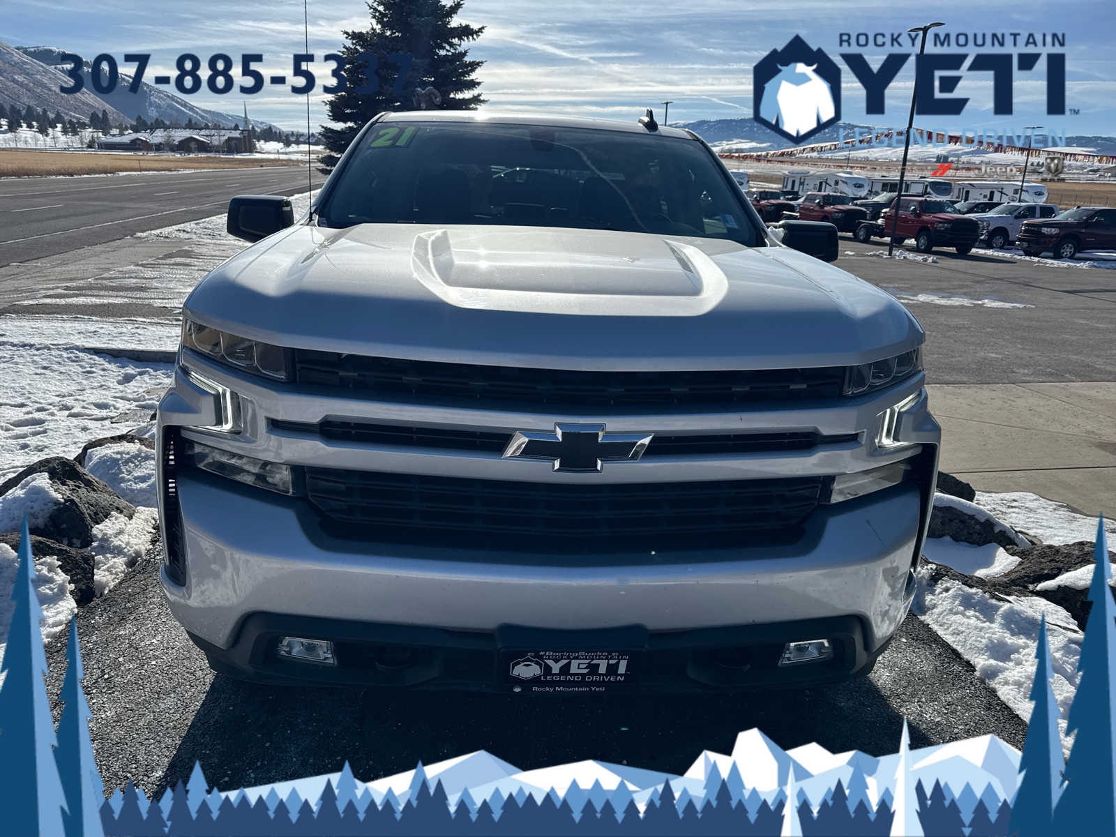 2021 Chevrolet Silverado 1500 RST 4WD Crew Cab 157 3