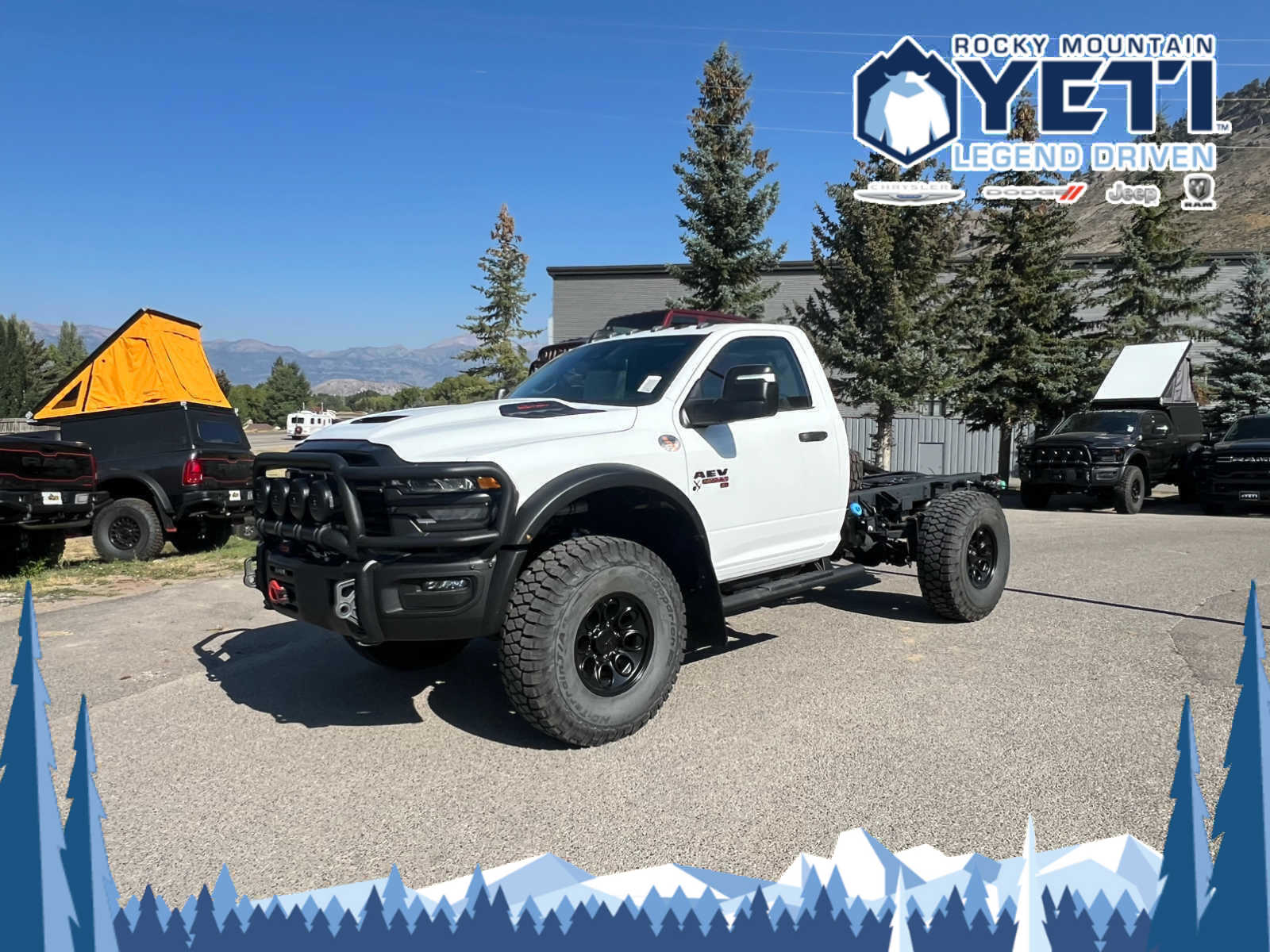Bright White Clearcoat 2025 RAM 3500 Chassis Tradesman Regular Cab 4WD Pickup Truck Four-Wheel Drive 8-Speed Automatic