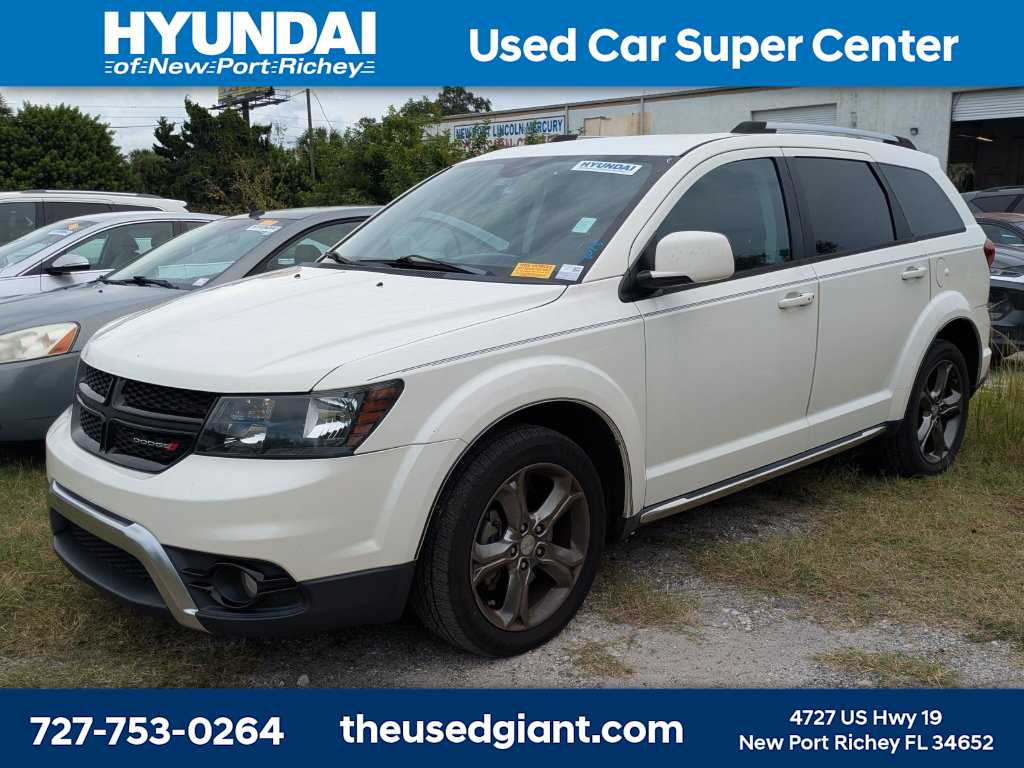 White 2015 Dodge Journey SUV / Crossover Front-Wheel Drive 6-Speed Automatic