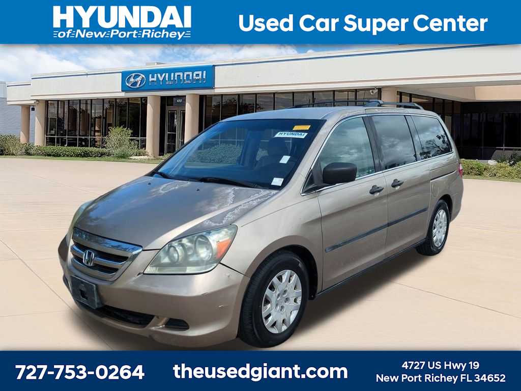 2007 Honda Odyssey Minivan Front-Wheel Drive 5-Speed Automatic