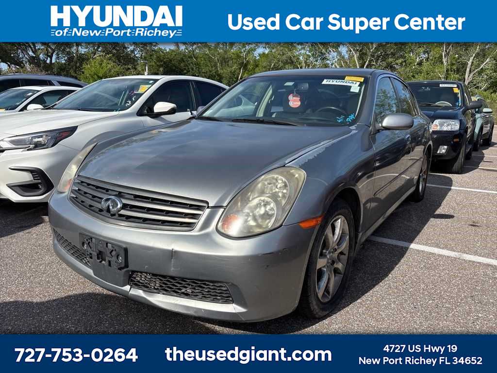 Gray 2006 INFINITI G35 Sedan RWD Sedan Rear-Wheel Drive Automatic