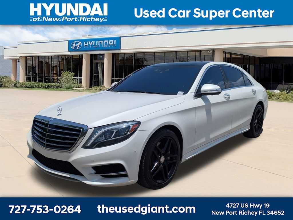 Diamond White Metallic 2014 Mercedes-Benz S-Class Sedan Rear-Wheel Drive 7-Speed Automatic