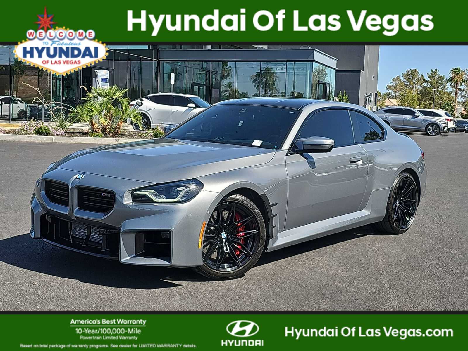 Gray (Skyscraper Grey Metallic) 2025 BMW M2 RWD Coupe Rear-Wheel Drive 8-Speed Automatic