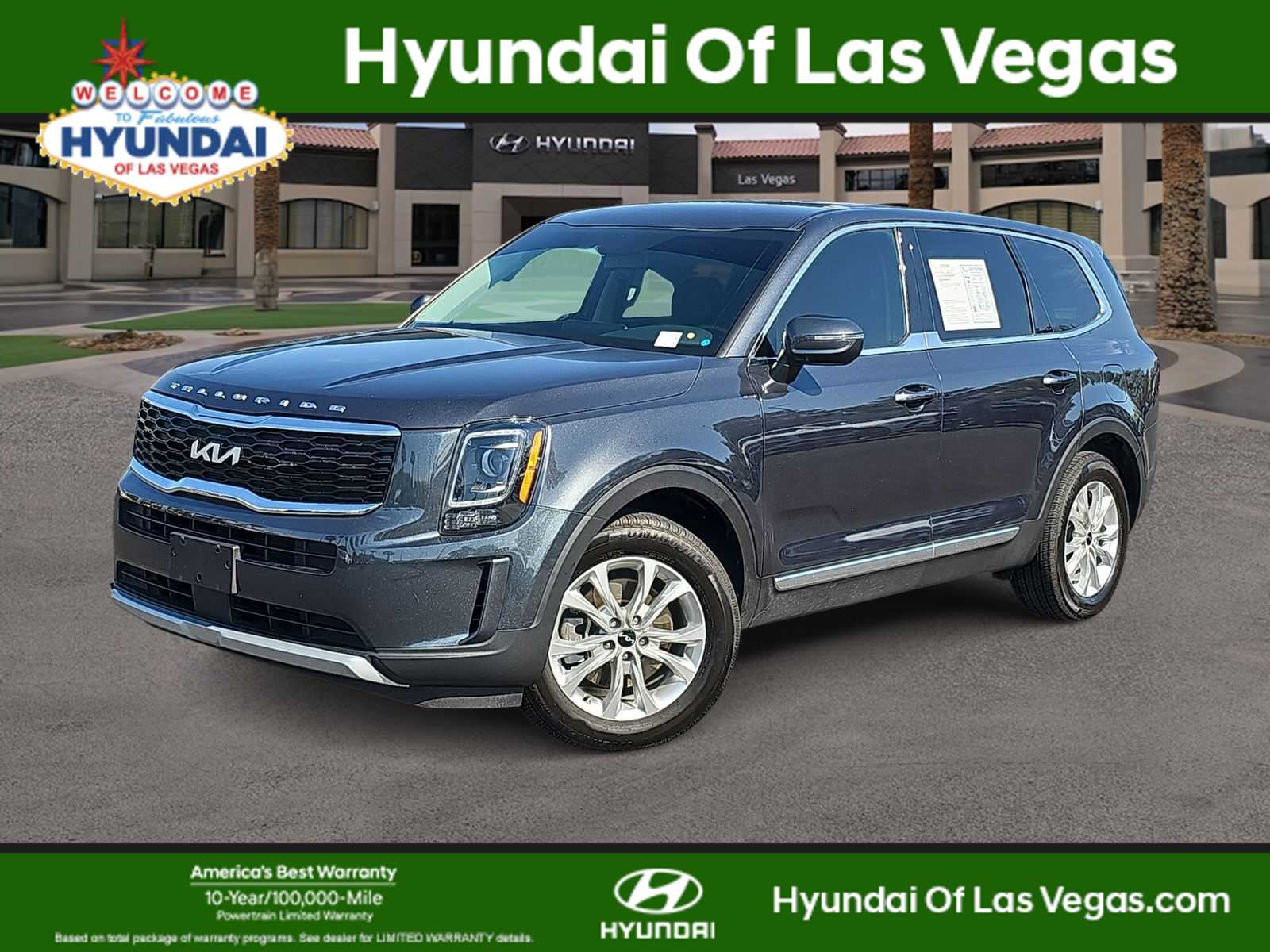 Gray (Gravity Grey) 2022 Kia Telluride SUV / Crossover All-Wheel Drive 8-Speed Automatic