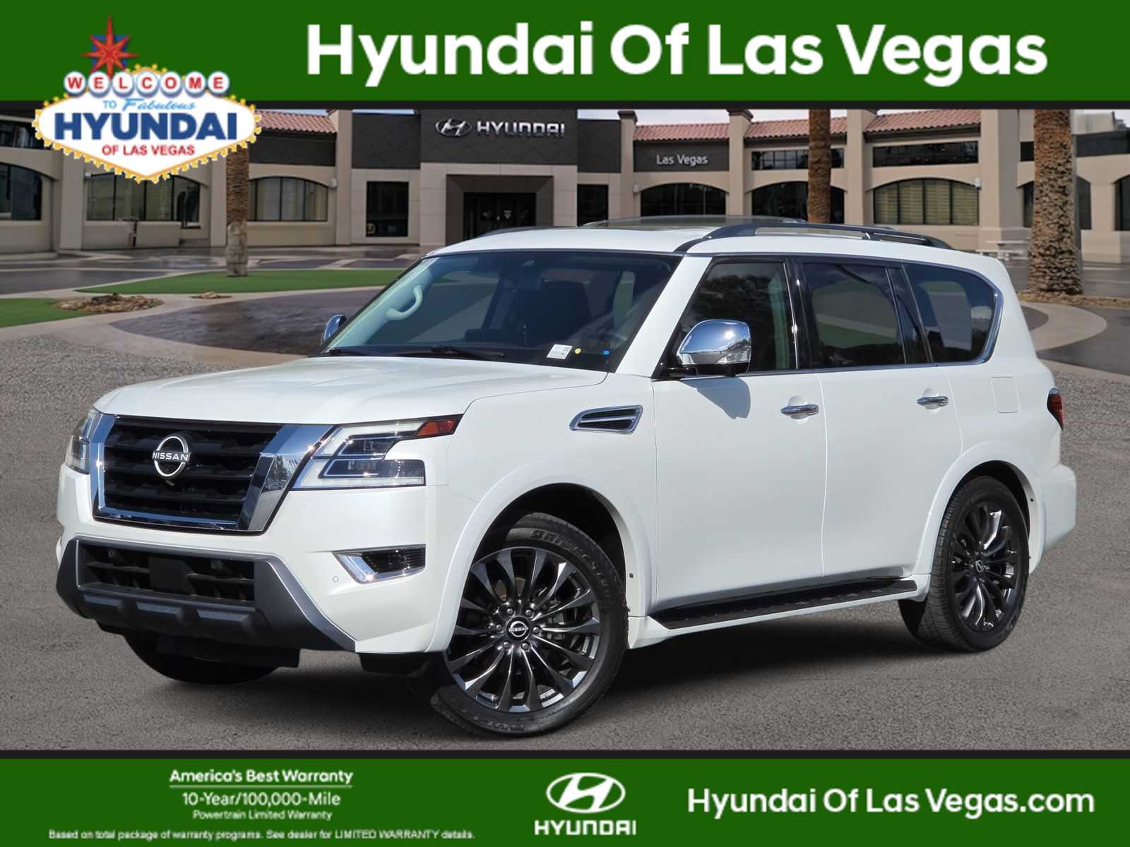 Aspen White Tricoat 2023 Nissan Armada SUV / Crossover 4X2 7-Speed Automatic
