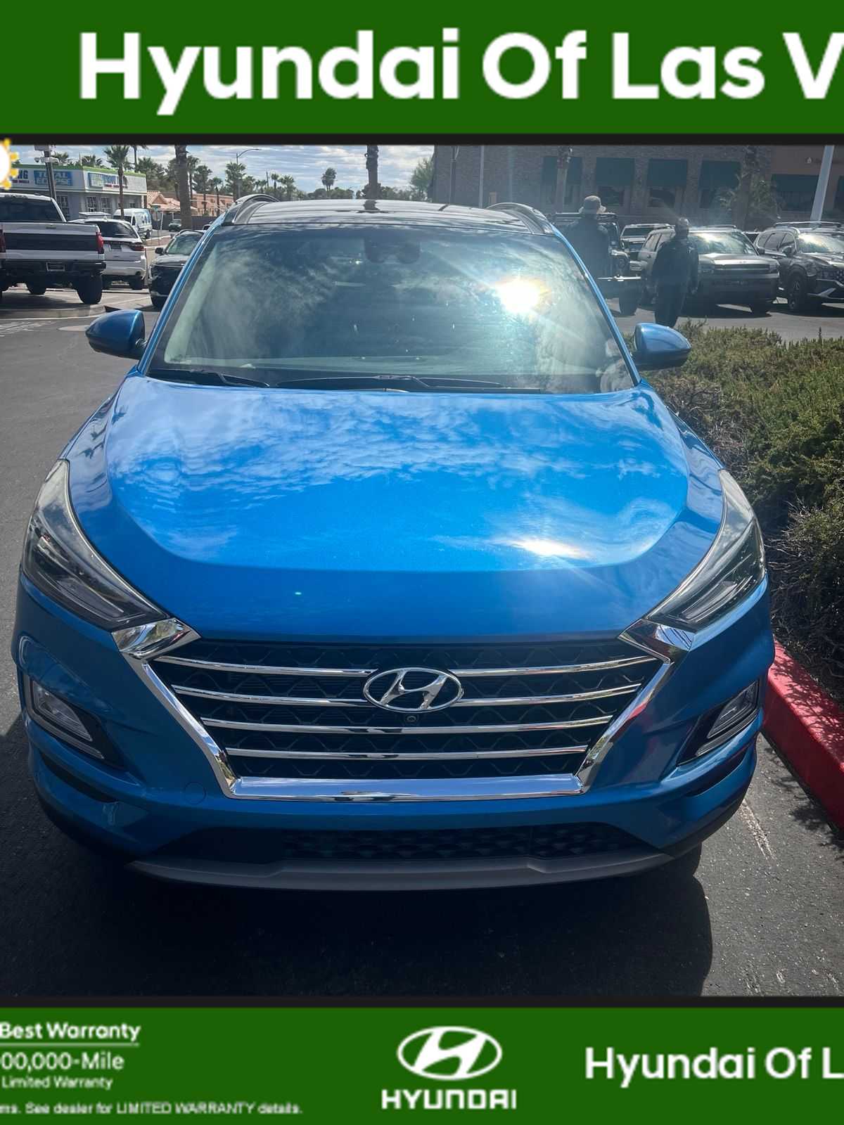 Teal (Aqua Blue) 2021 Hyundai Tucson SUV / Crossover Front-Wheel Drive 6-Speed Automatic