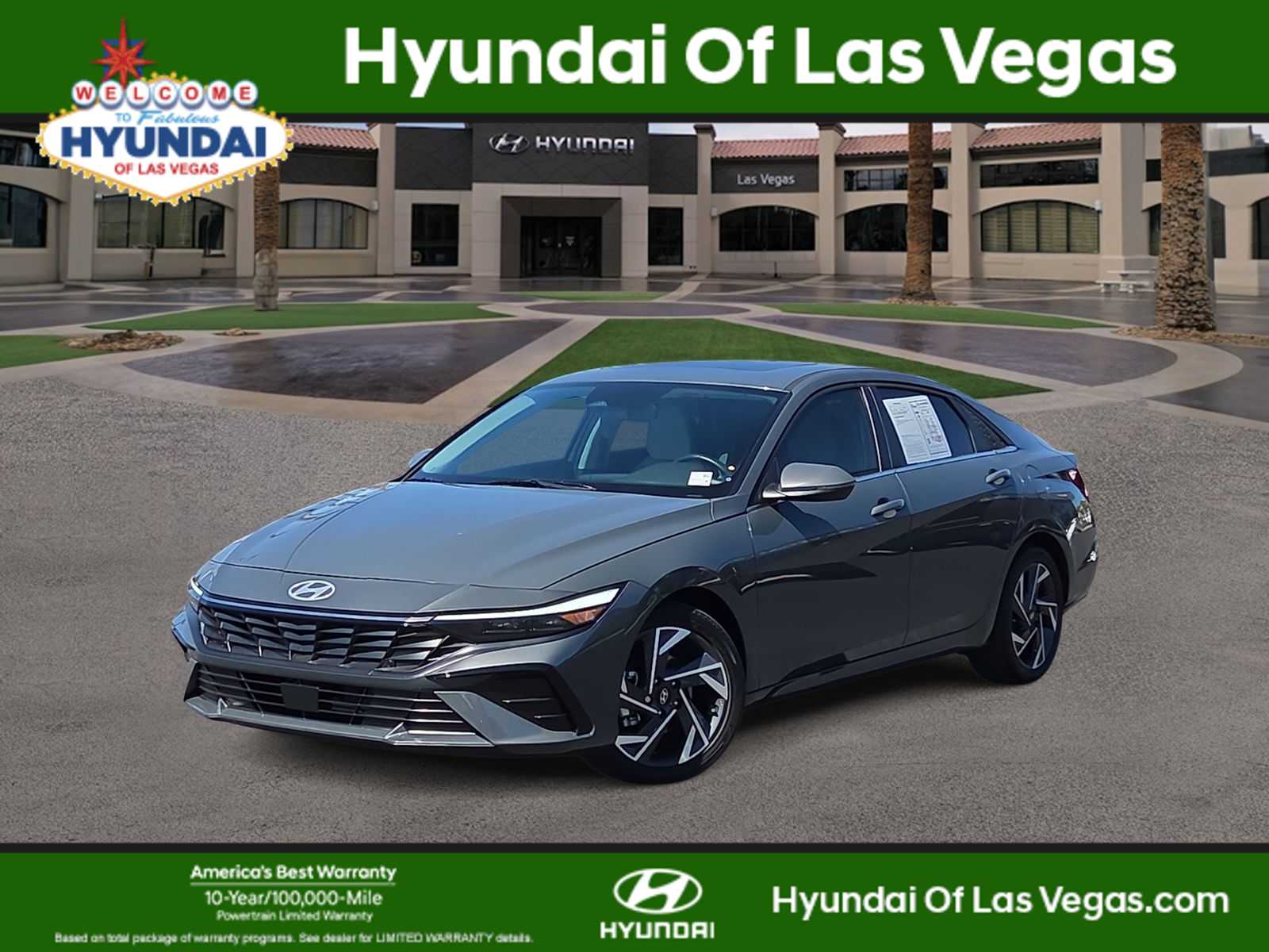 Ecotronic Gray 2025 Hyundai Elantra Sedan Front-Wheel Drive Continuously Variable Transmission