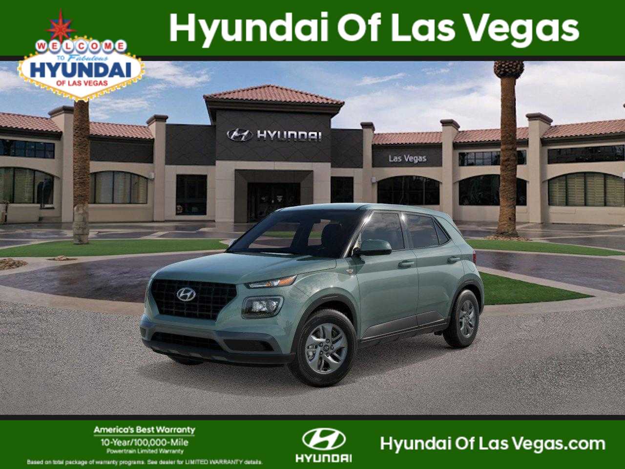 Mirage Green 2026 Hyundai Venue SUV / Crossover Front-Wheel Drive Continuously Variable Transmission