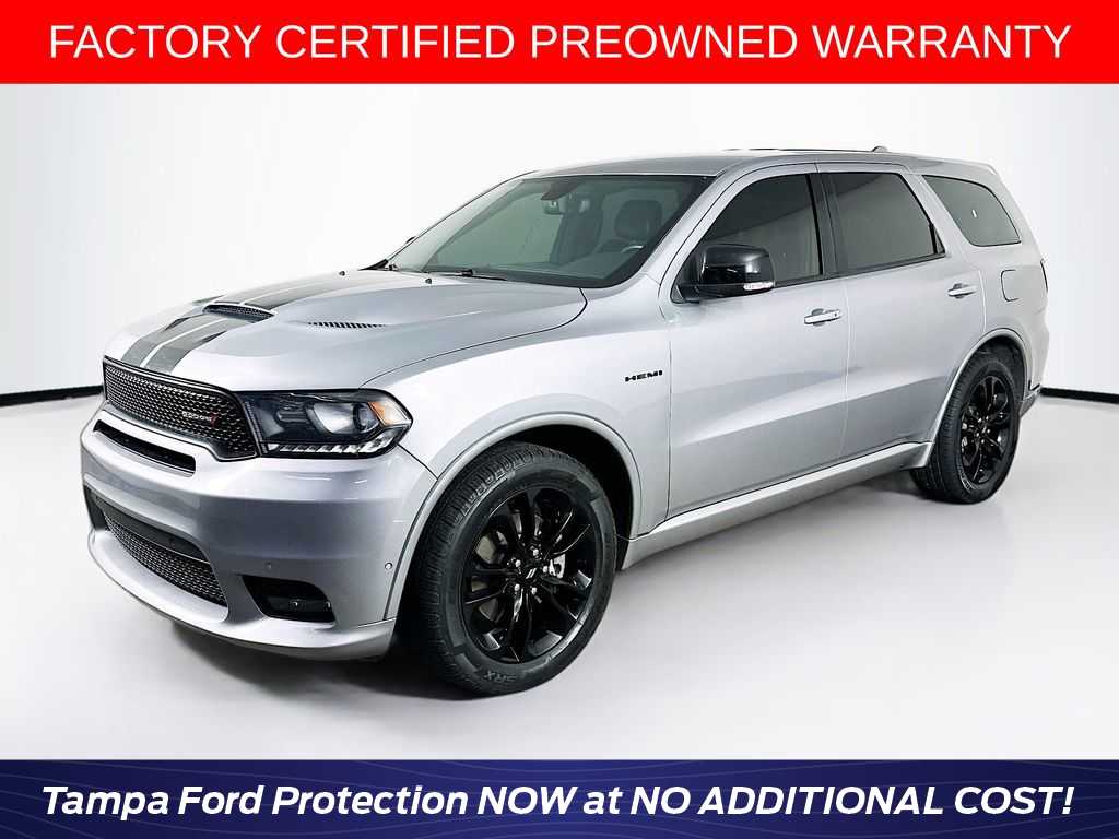 Silver (Billet Clearcoat) 2020 Dodge Durango SUV / Crossover Rear-Wheel Drive 8-Speed Automatic