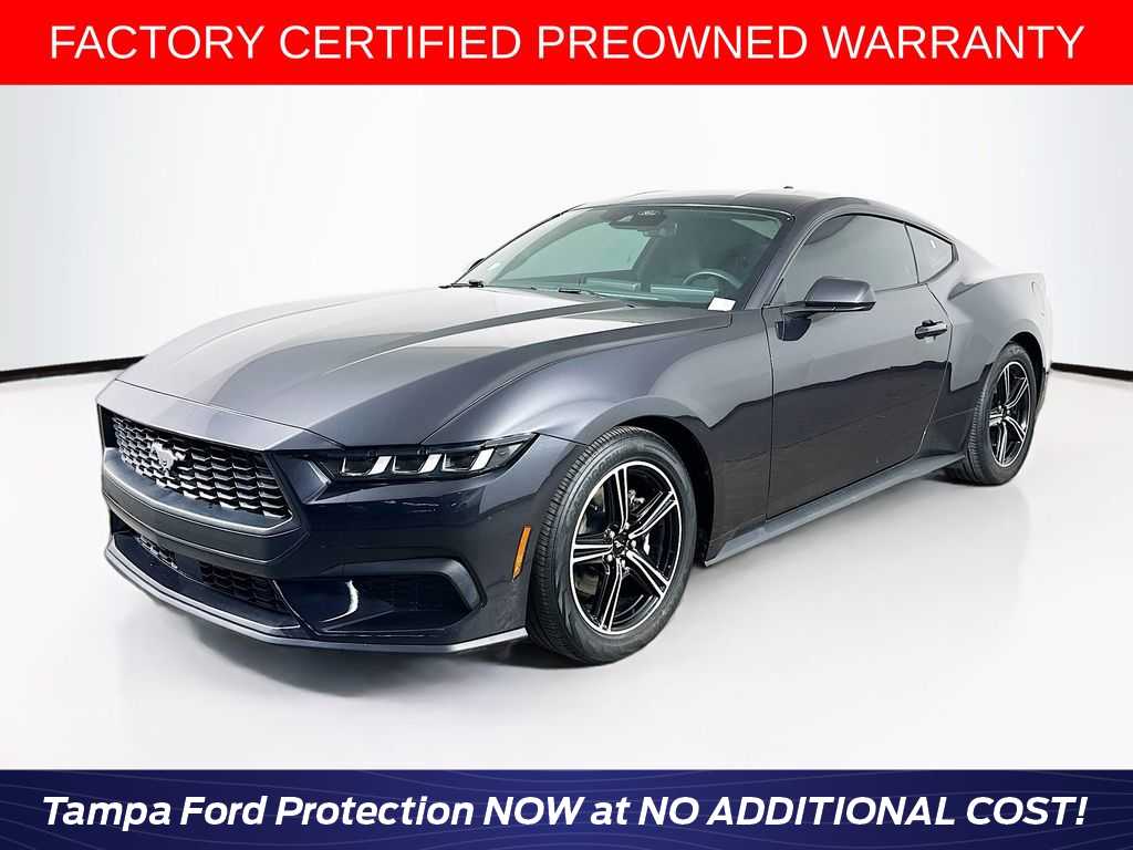 Dark Matter Gray Metallic 2024 Ford Mustang Coupe Rear-Wheel Drive Automatic