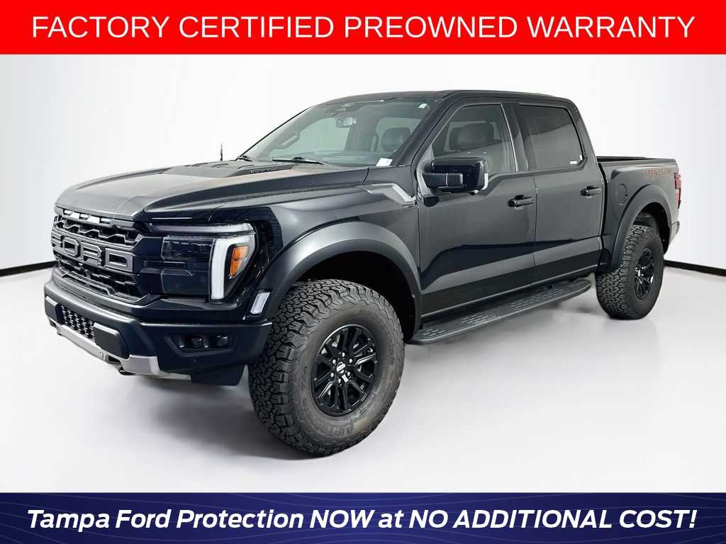 Agate Black Metallic 2025 Ford F-150 Pickup Truck Four-Wheel Drive Automatic