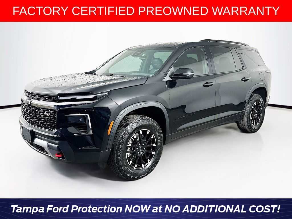 Mosaic Black Metallic 2025 Chevrolet Traverse Z71 AWD SUV / Crossover Four-Wheel Drive 8-Speed Automatic