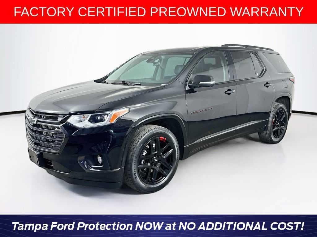 Black 2021 Chevrolet Traverse SUV / Crossover Four-Wheel Drive 9-Speed Automatic