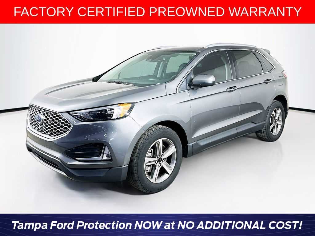 Carbonized Gray Metallic 2023 Ford Edge SUV / Crossover All-Wheel Drive 8-Speed Automatic