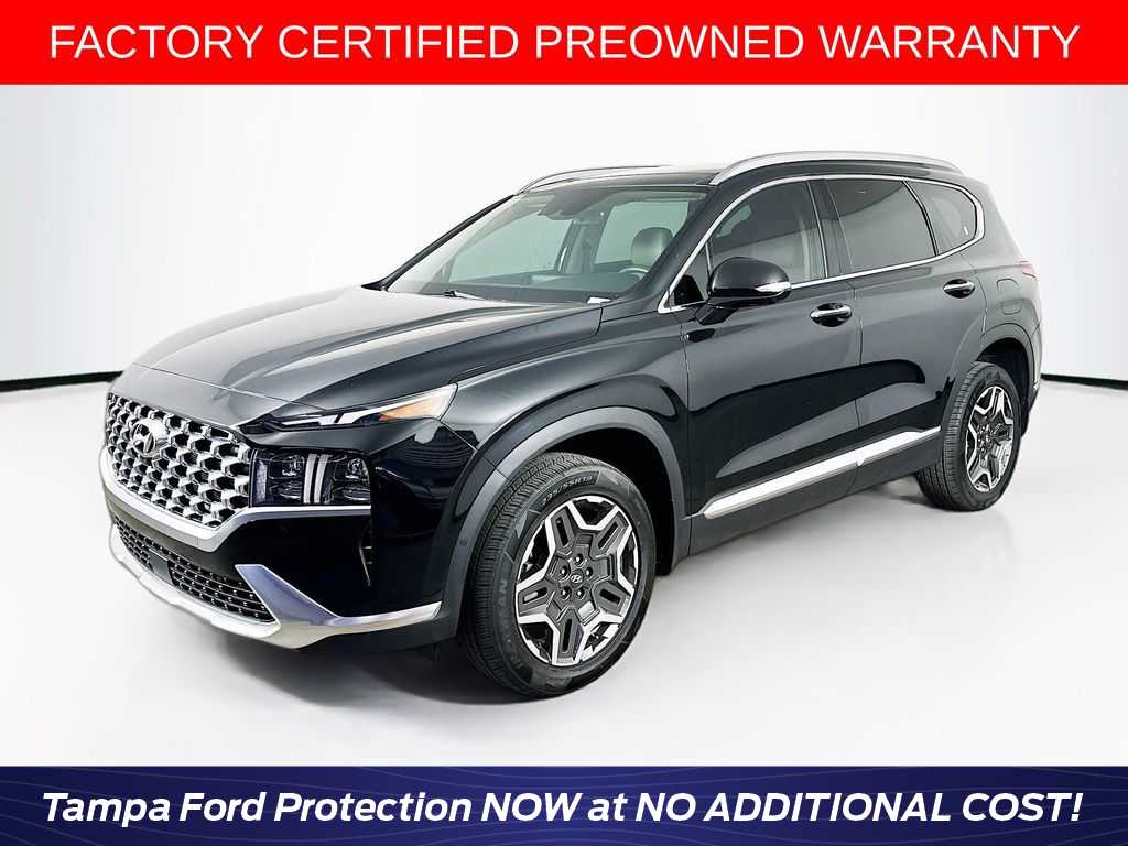 Twilight Black 2022 Hyundai Santa Fe SUV / Crossover All-Wheel Drive 8-Speed Automatic