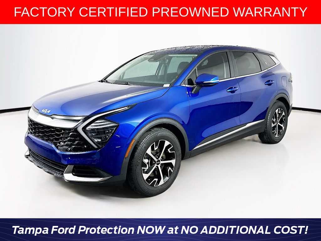 Sapphire Blue 2025 Kia Sportage SUV / Crossover Front-Wheel Drive 8-Speed Automatic