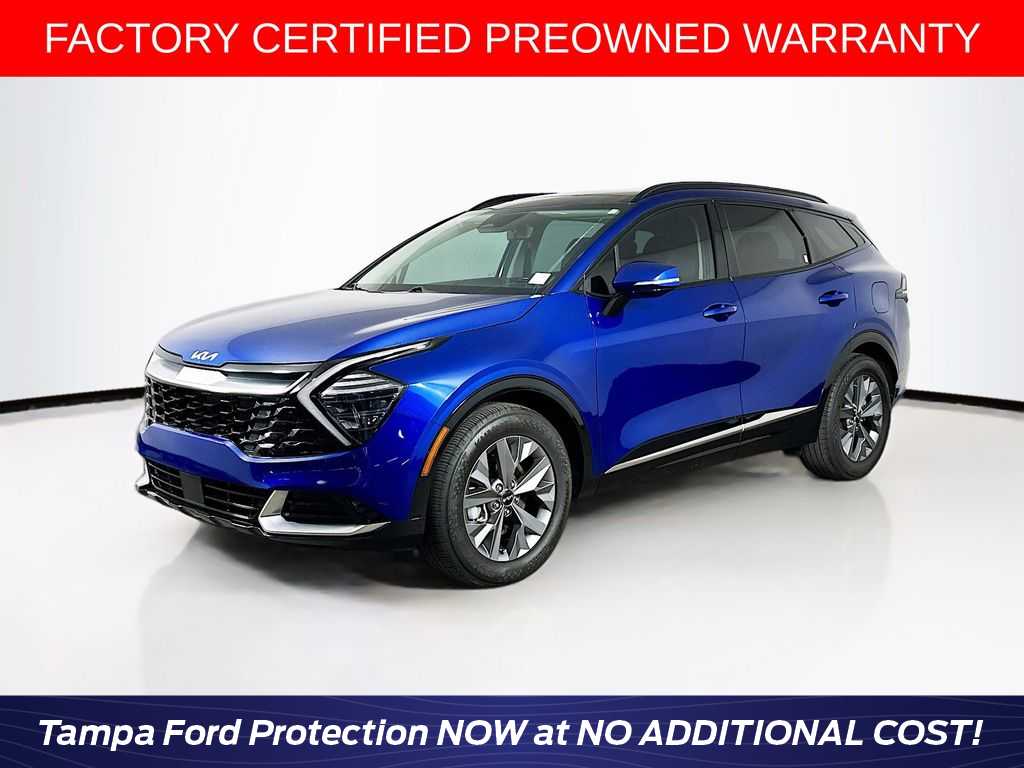 Sapphire Blue 2025 Kia Sportage SUV / Crossover Front-Wheel Drive 8-Speed Automatic