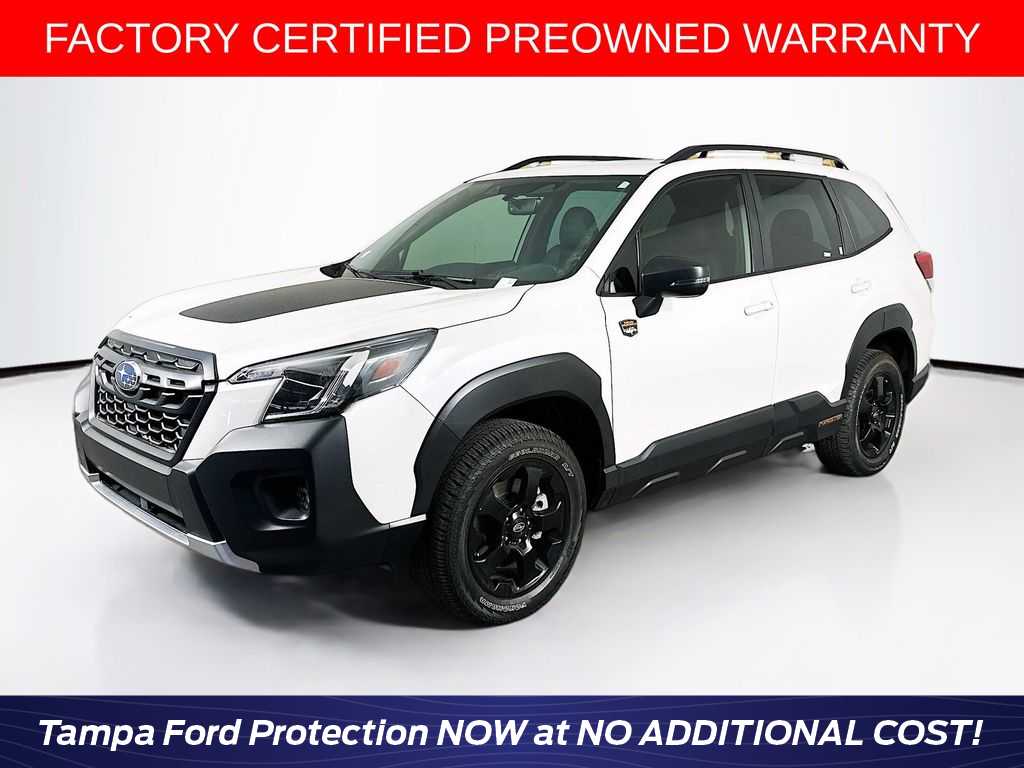 Crystal White Pearl 2023 Subaru Forester Wilderness Crossover AWD SUV / Crossover All-Wheel Drive Continuously Variable Transmission