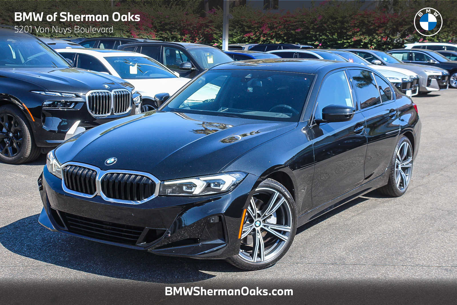 Black Sapphire Metallic 2023 BMW 3 Series Sedan Rear-Wheel Drive 8-Speed Automatic