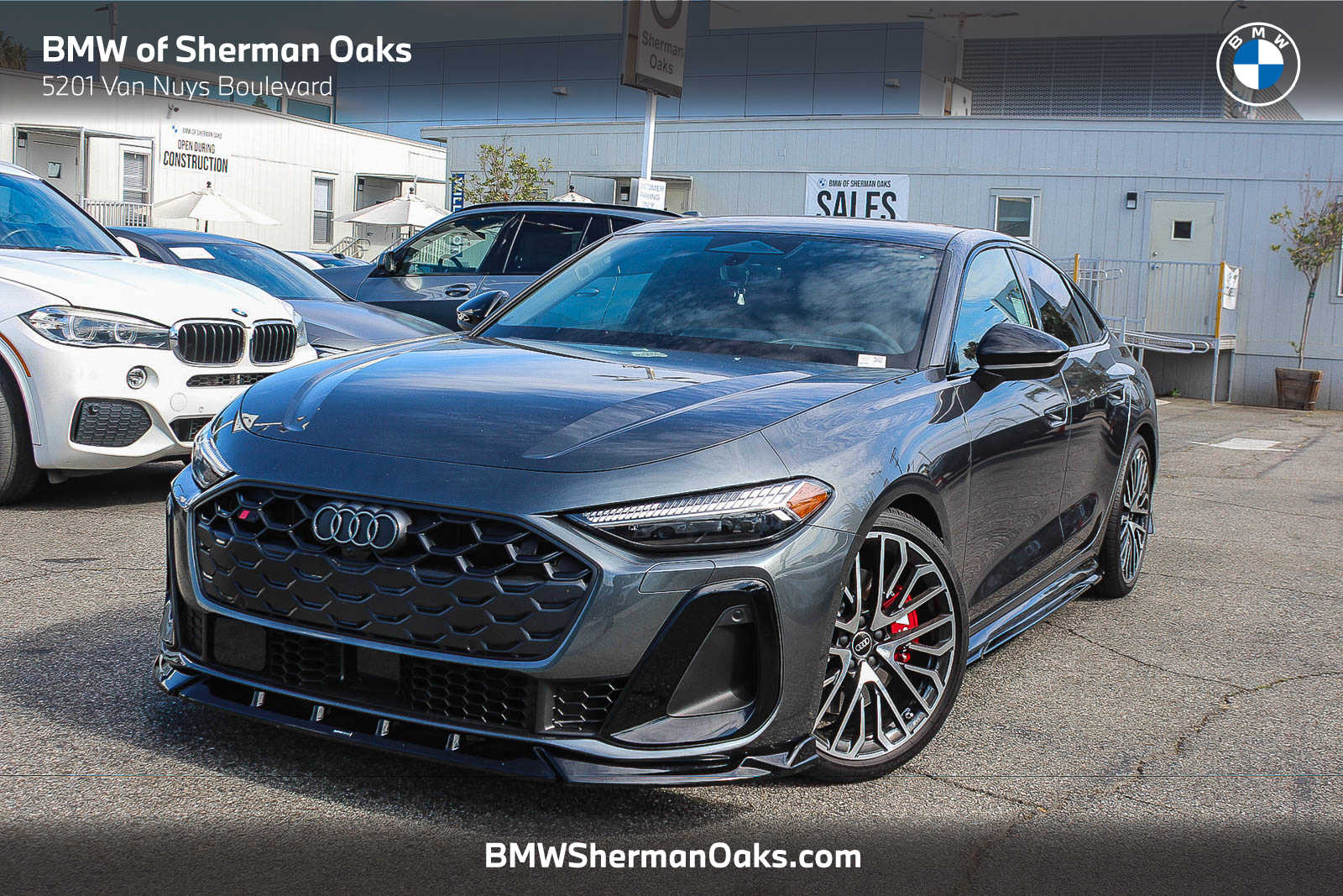 Gray 2025 Audi S5 Sedan All-Wheel Drive 7-Speed Automatic