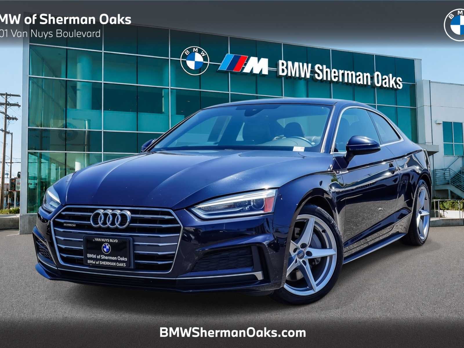 Black 2018 Audi A5 Coupe All-Wheel Drive 7-Speed Automatic