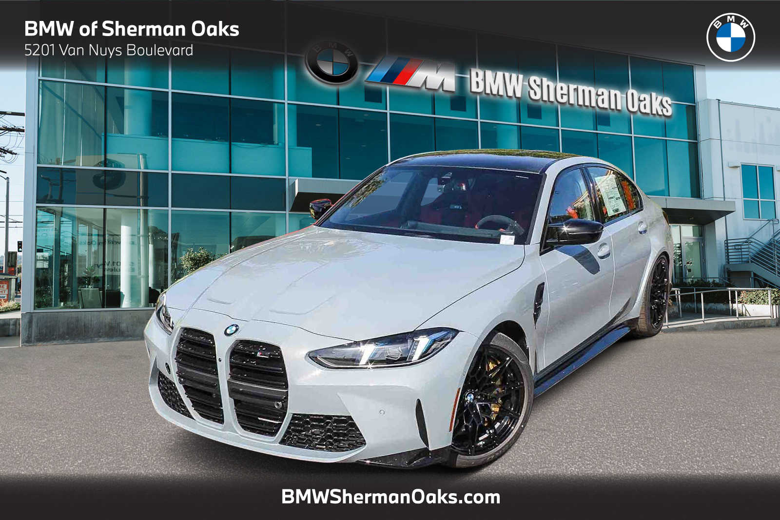 Gray (Brooklyn Grey Metallic) 2026 BMW M3 Competition xDrive Sedan All-Wheel Drive 8-Speed Automatic