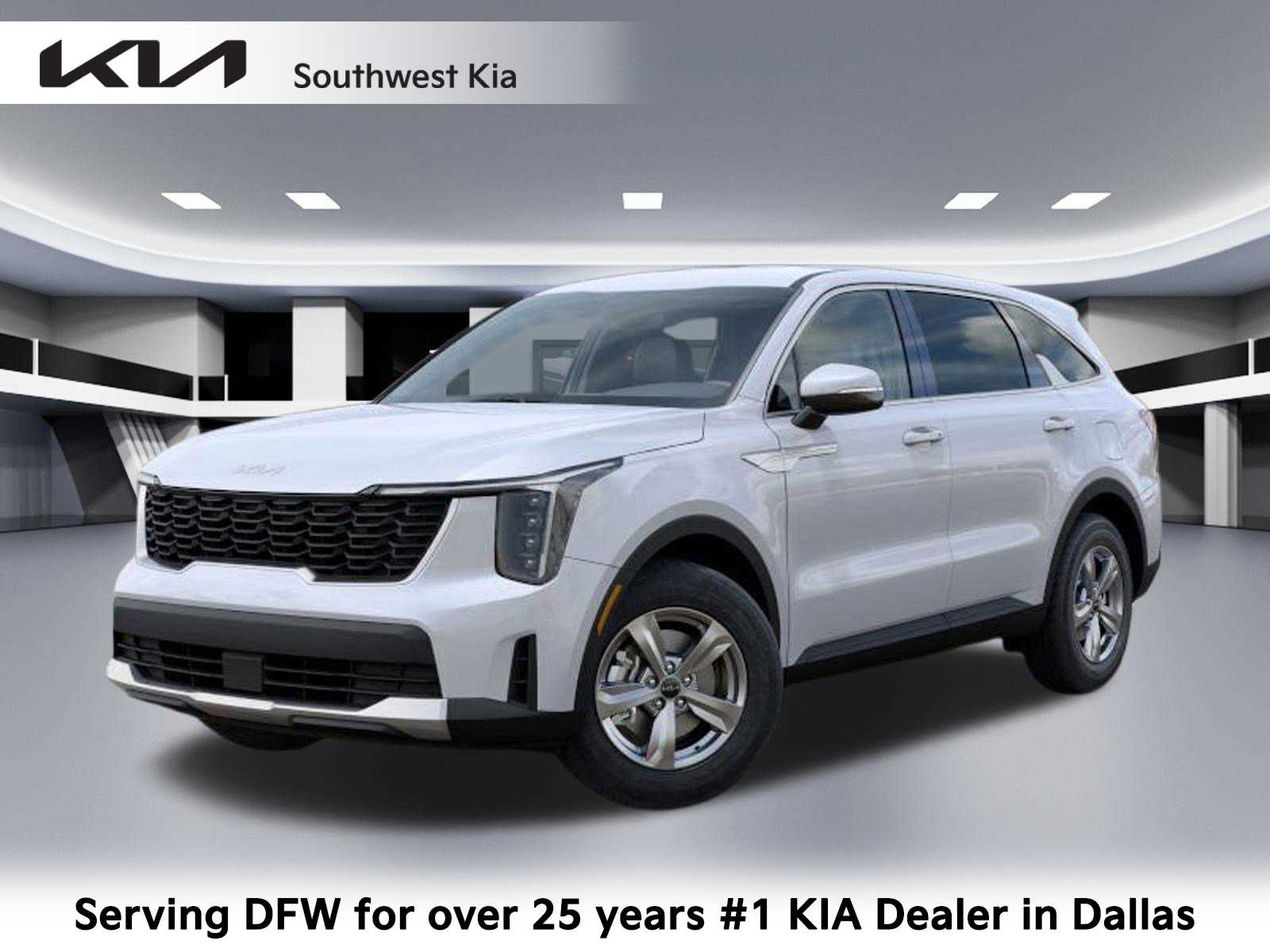 Glacial White Pearl 2025 Kia Sorento LX FWD SUV / Crossover Front-Wheel Drive 8-Speed Automatic