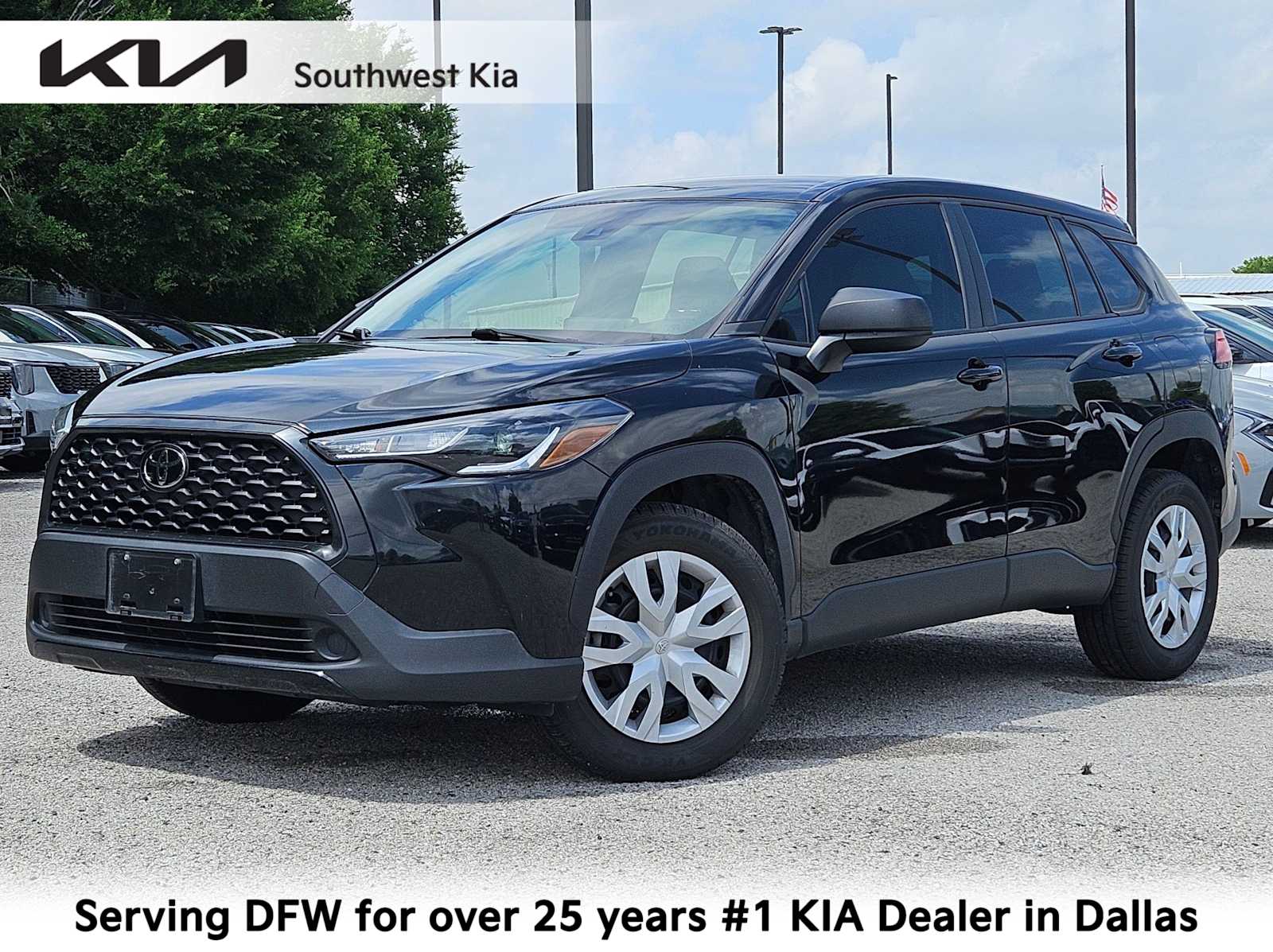 Jet Black 2022 Toyota Corolla Cross L FWD SUV / Crossover Front-Wheel Drive Continuously Variable Transmission