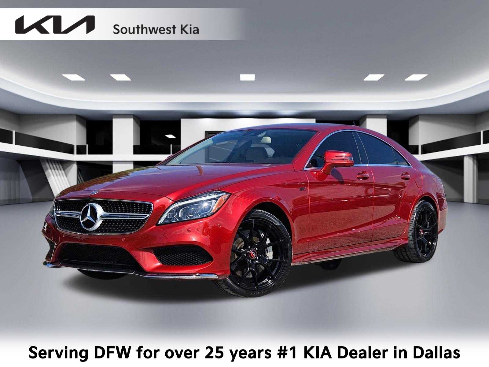 designo Cardinal Red Metallic 2017 Mercedes-Benz CLS 550 Sedan Rear-Wheel Drive 9-Speed Automatic