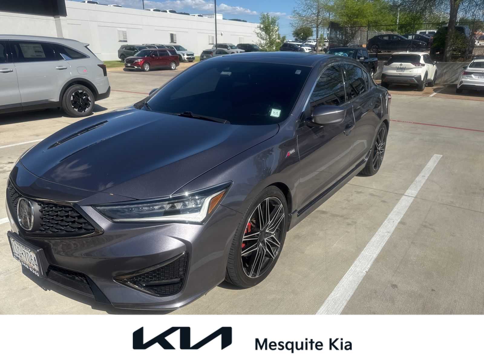 Gray (Modern Steel Metallic) 2022 Acura ILX FWD with Premium and A-SPEC Package Sedan Front-Wheel Drive Automatic