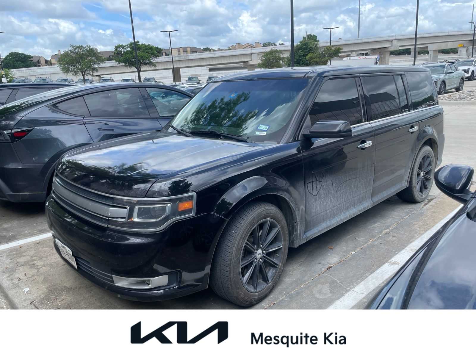 Agate Black 2019 Ford Flex Limited FWD SUV / Crossover Front-Wheel Drive Automatic