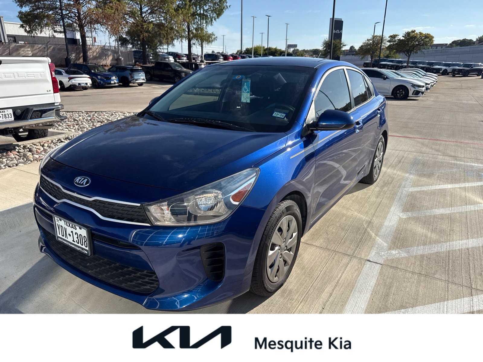Deep Sea Blue 2019 Kia Rio Sedan Front-Wheel Drive 6-Speed Automatic