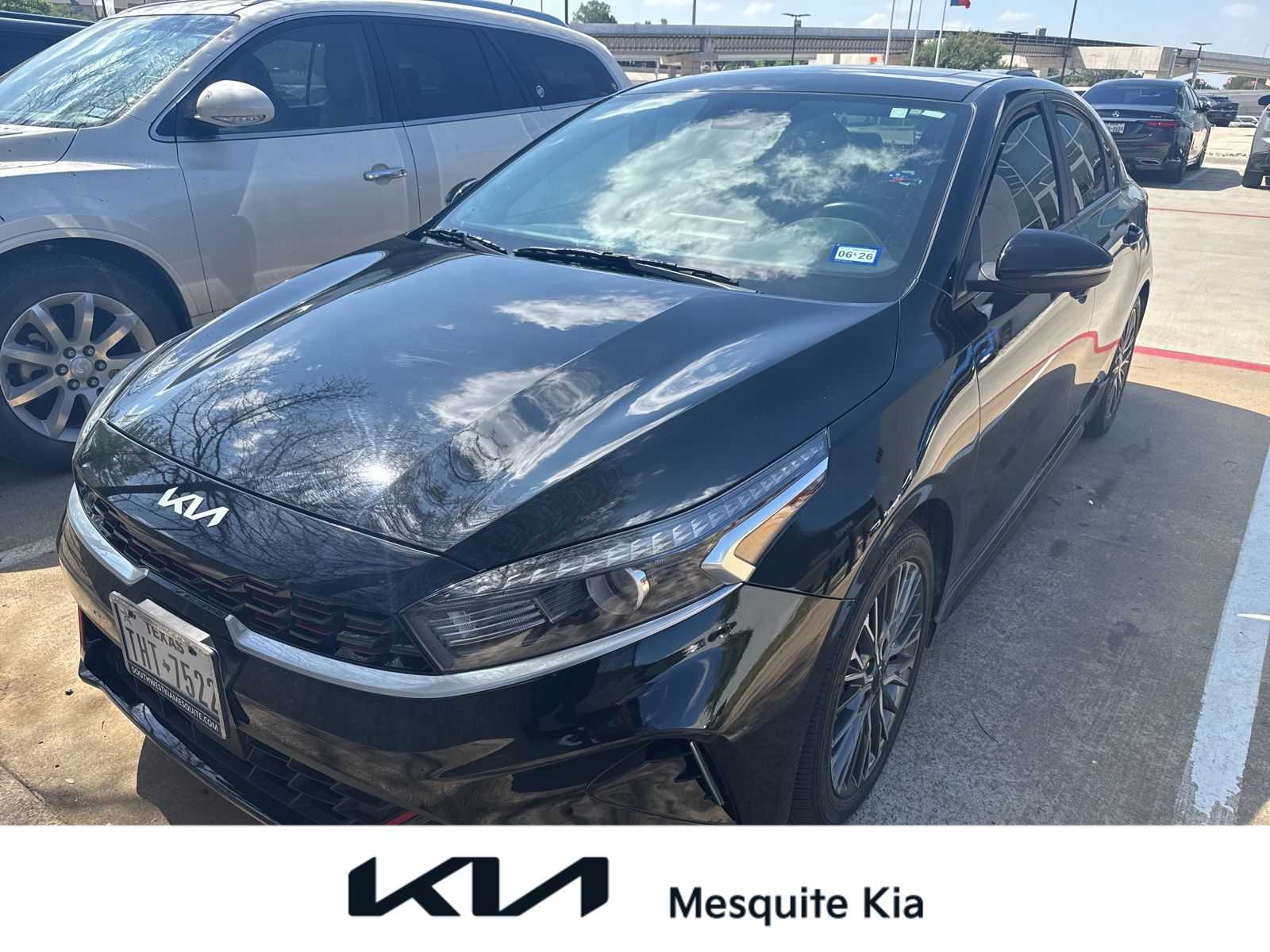 Aurora Black 2023 Kia Forte GT-Line FWD Sedan Front-Wheel Drive Continuously Variable Transmission