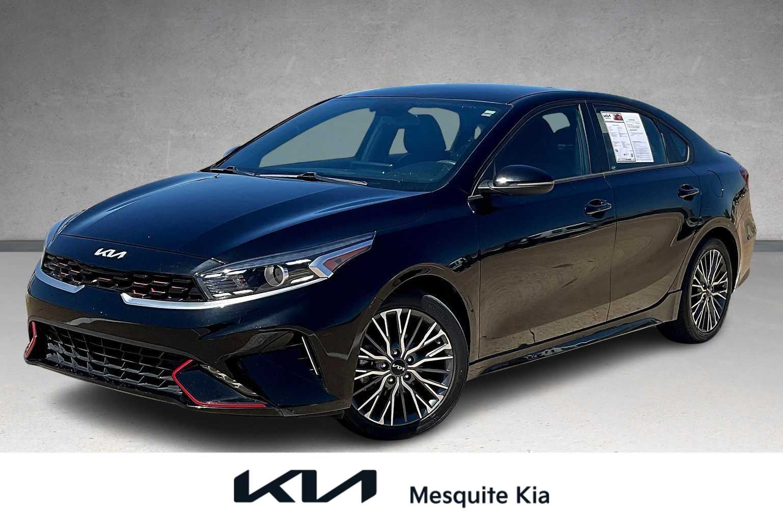 Aurora Black 2022 Kia Forte GT-Line FWD Sedan Front-Wheel Drive Continuously Variable Transmission