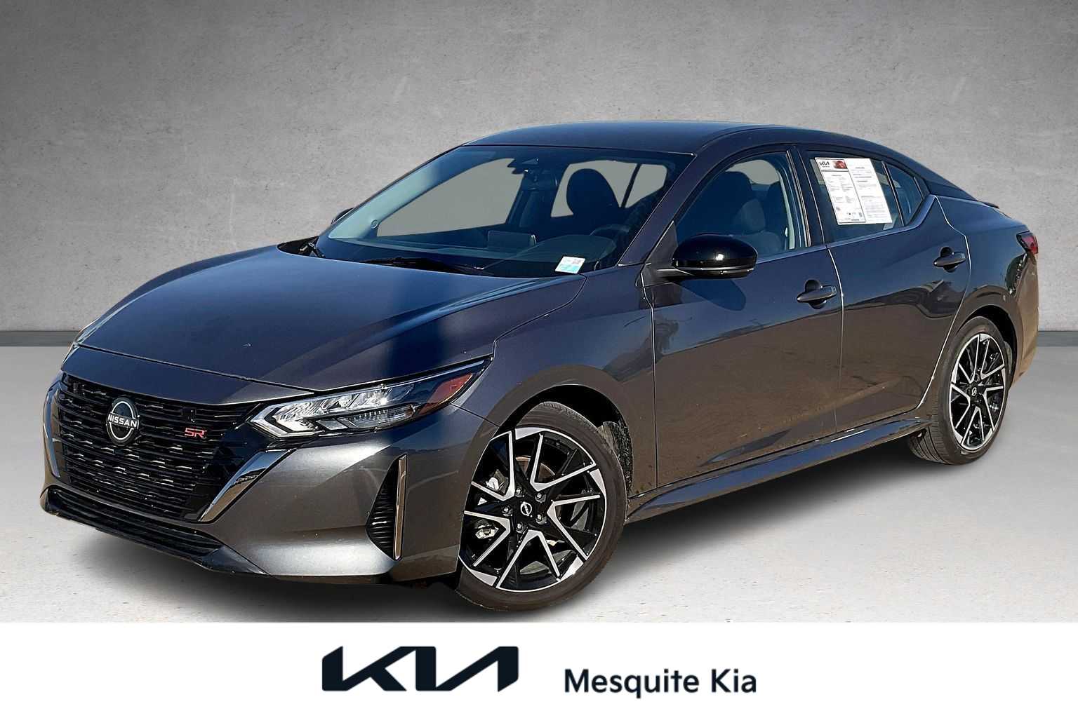 Gray (Gun Metallic) 2025 Nissan Sentra SR FWD Sedan Front-Wheel Drive Continuously Variable Transmission