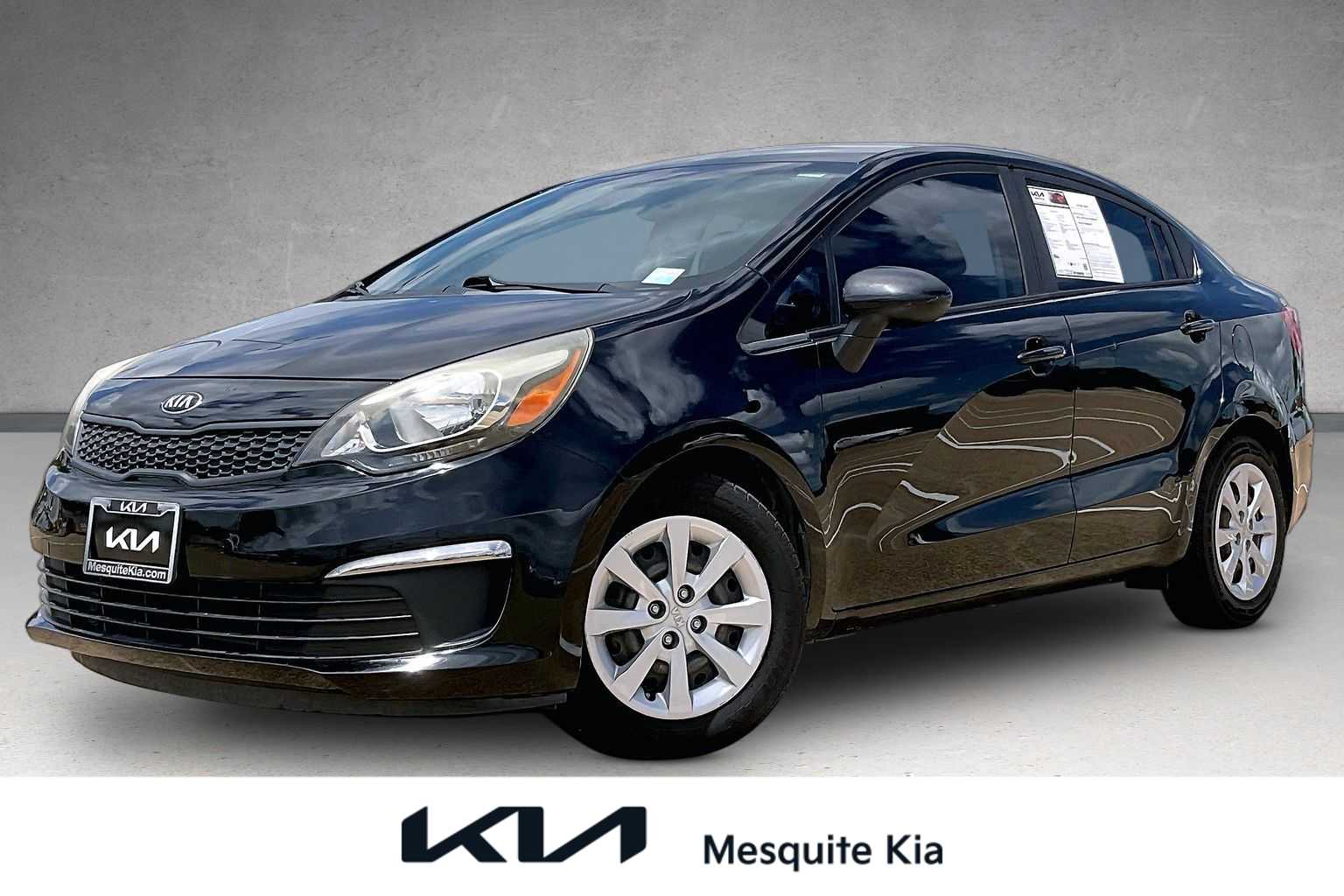 Aurora Black 2017 Kia Rio LX Sedan Front-Wheel Drive Automatic
